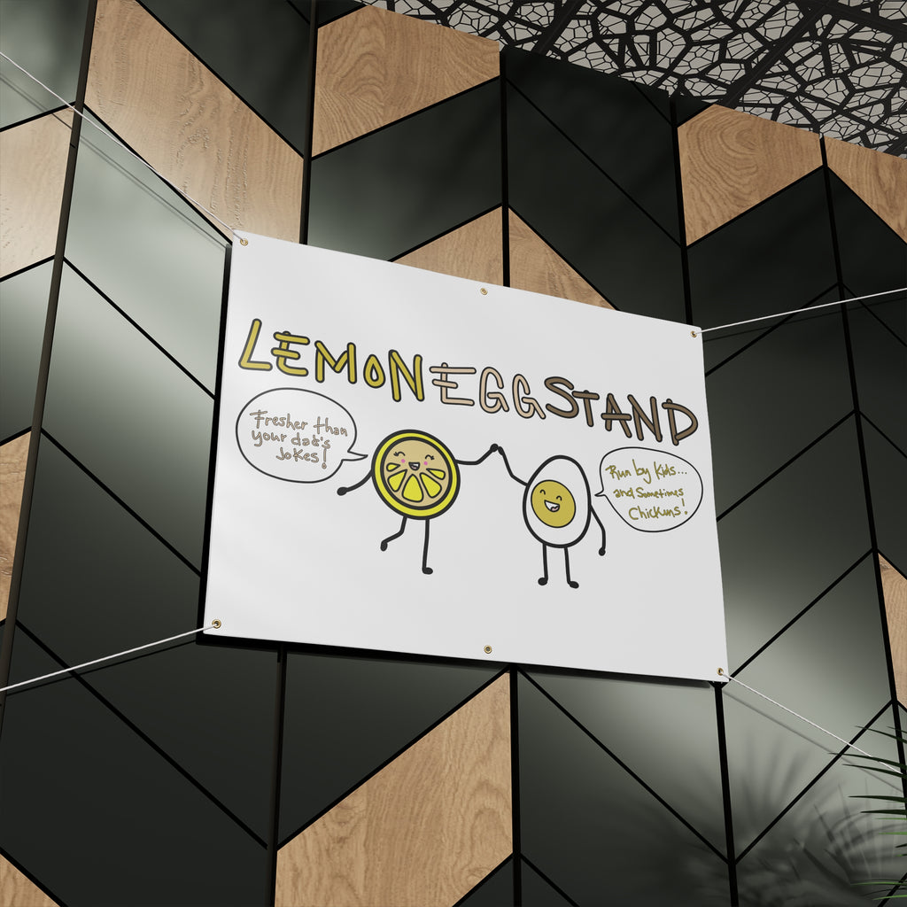 Support Local Matte Banner — Lemon Egg Stand