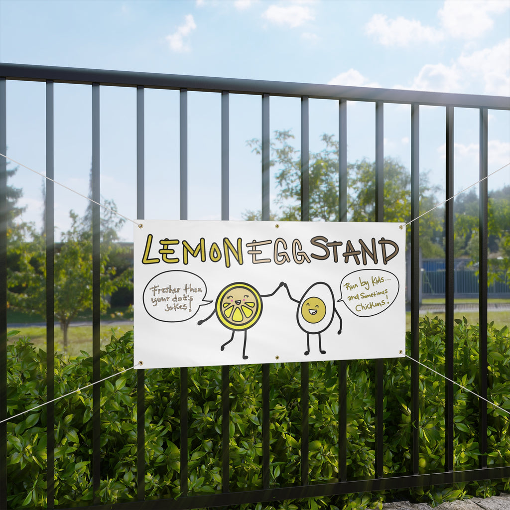 Support Local Matte Banner — Lemon Egg Stand