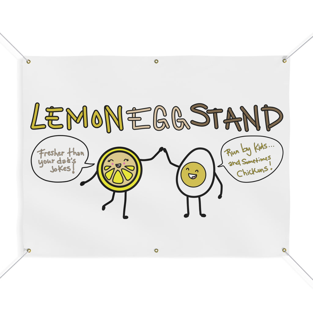 Support Local Matte Banner — Lemon Egg Stand