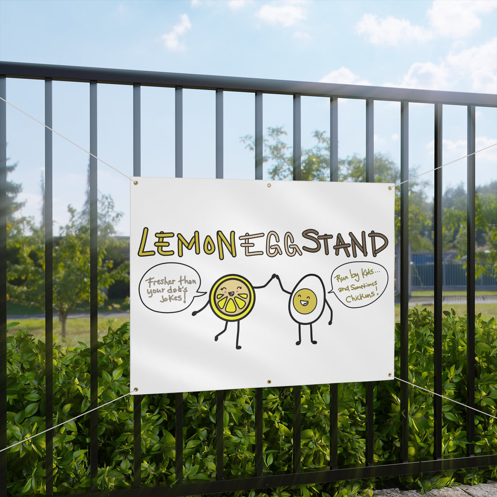 Support Local Matte Banner — Lemon Egg Stand