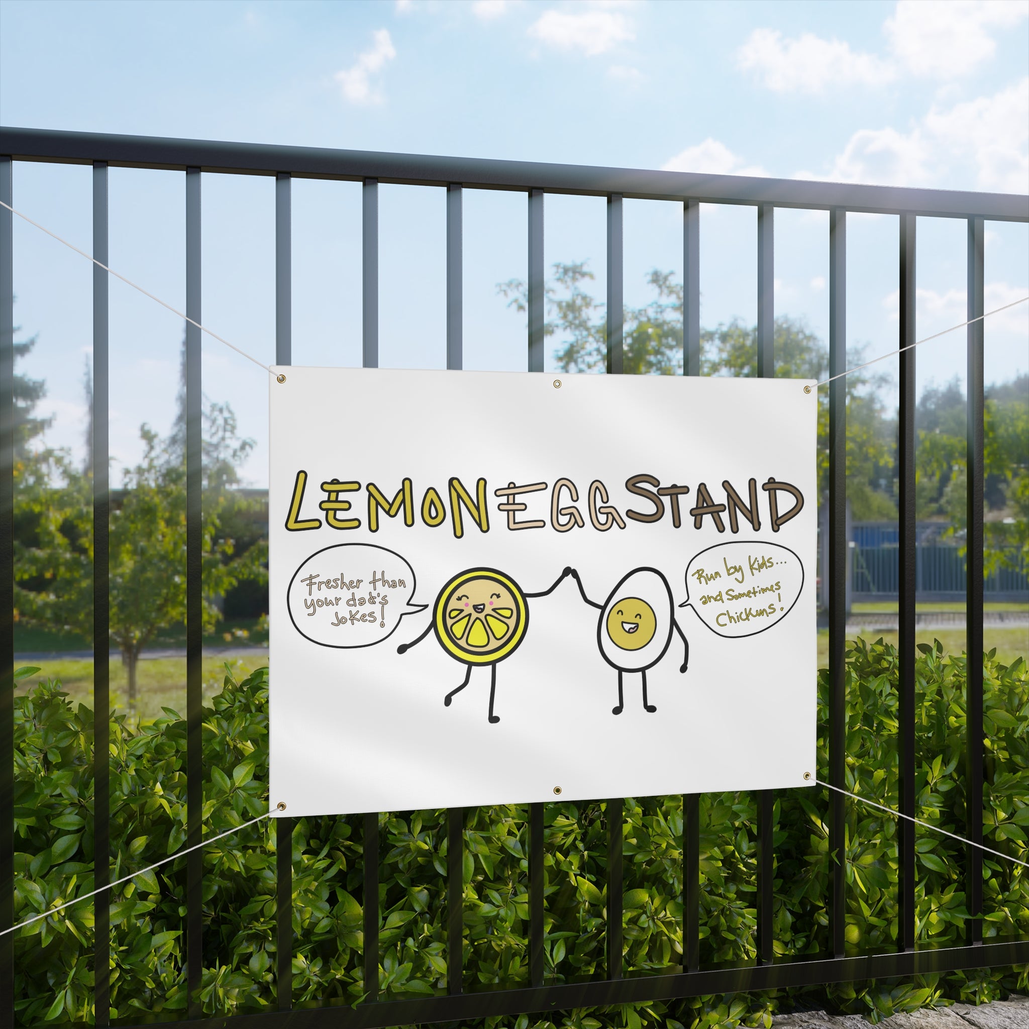 Support Local Matte Banner — Lemon Egg Stand