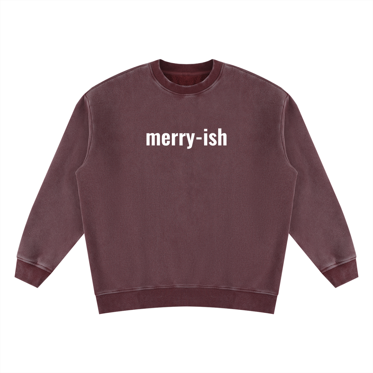 Unisex Vintage Wash Fleece Sweatshirt