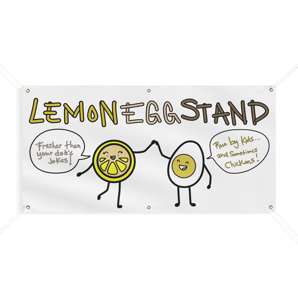Support Local Matte Banner — Lemon Egg Stand