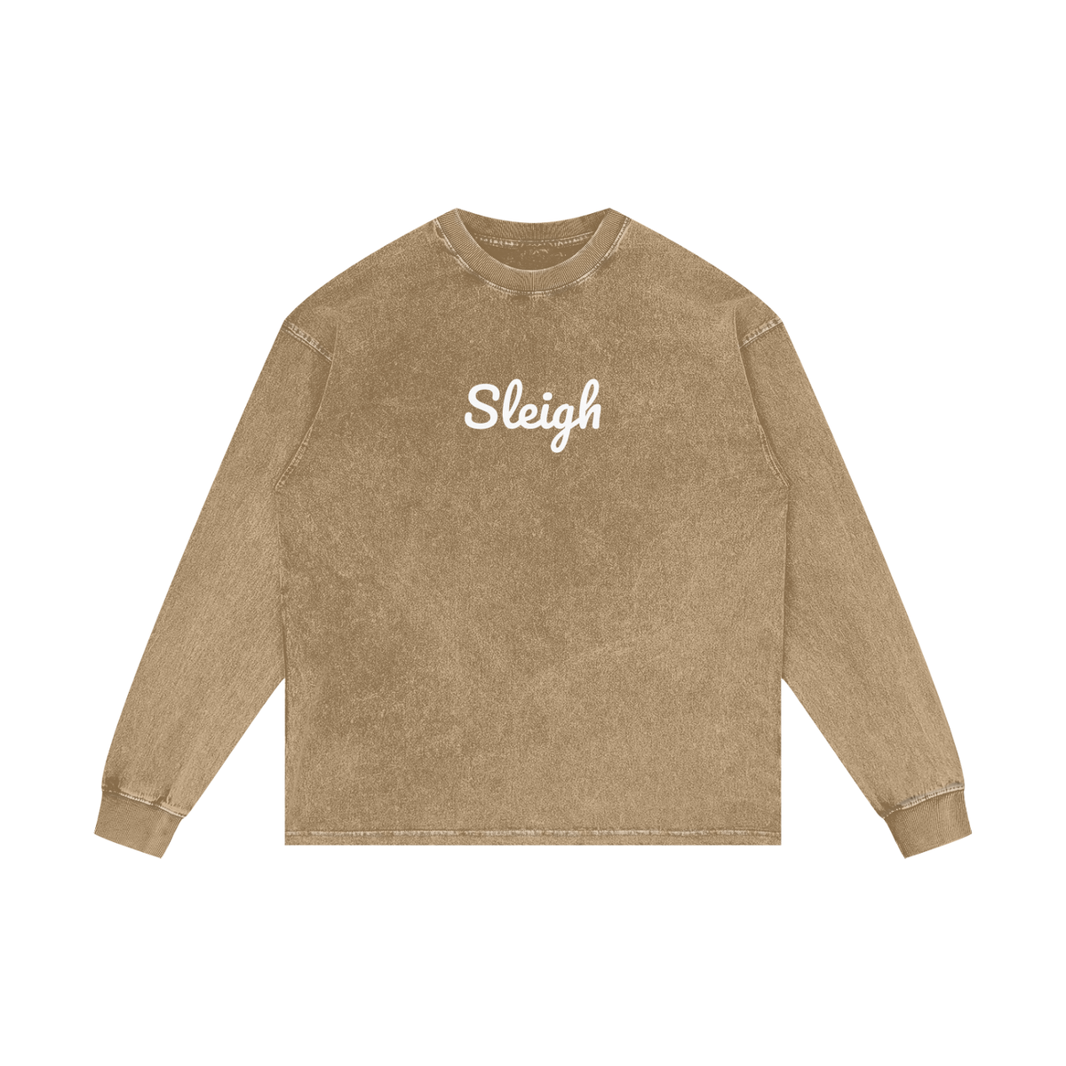 Acid Wash Oversize Long Sleeve T-Shirt