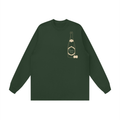 Unisex Raw Hem Long Sleeve T-Shirt
