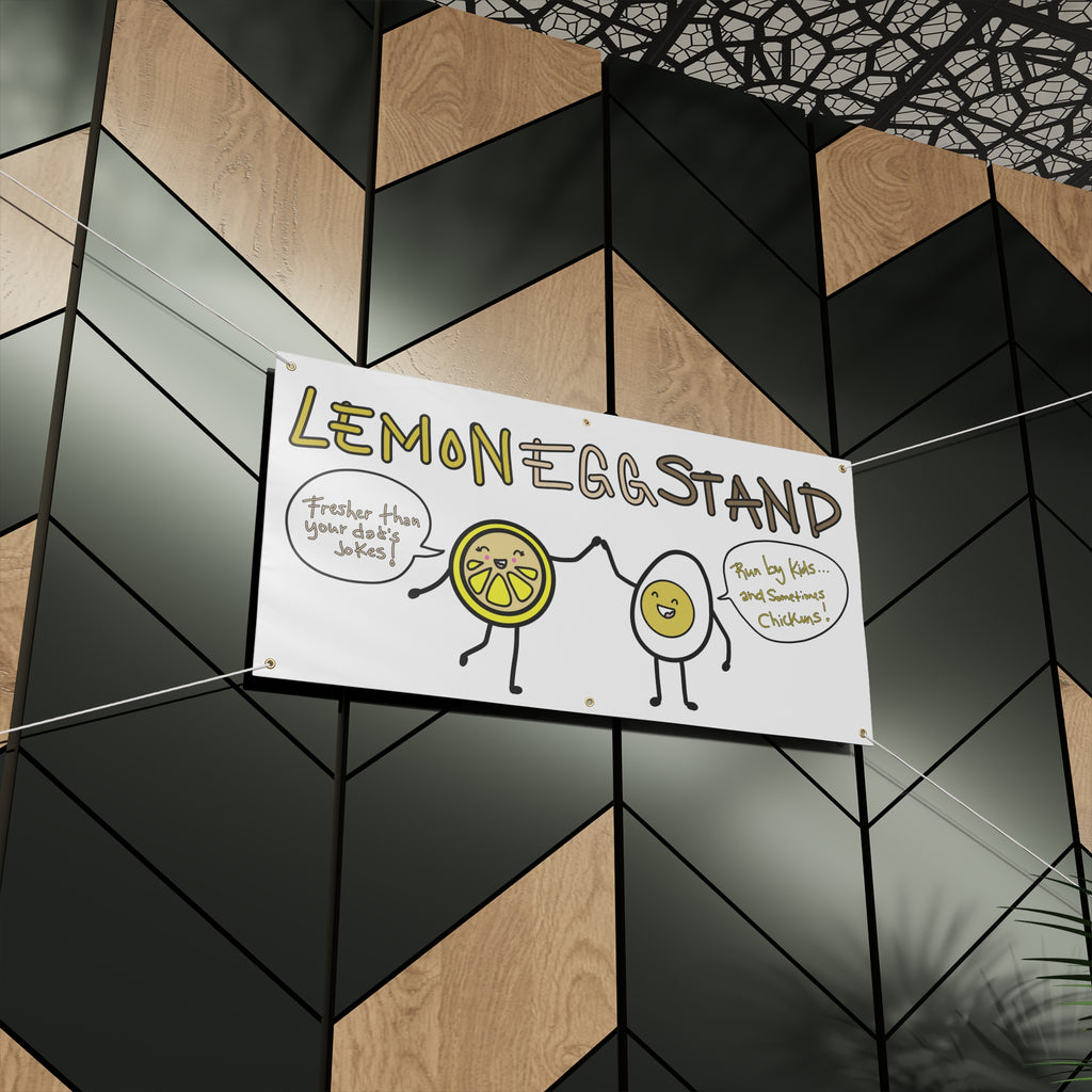 Support Local Matte Banner — Lemon Egg Stand