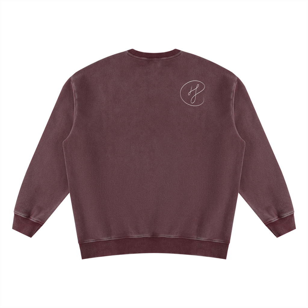Unisex Vintage Wash Fleece Sweatshirt