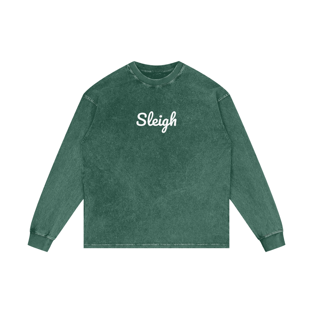 Acid Wash Oversize Long Sleeve T-Shirt